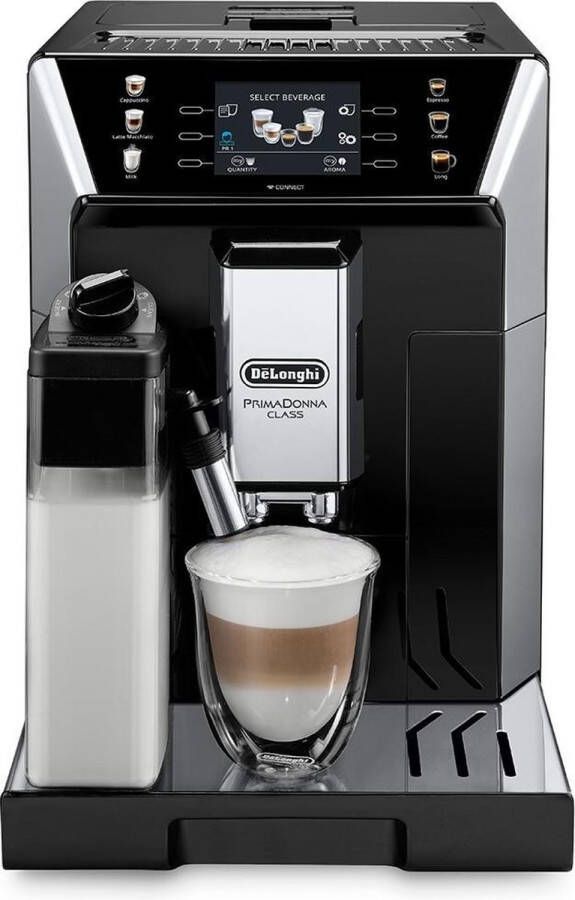 De Longhi De'Longhi PrimaDonna ECAM 550.65.SB Volautomatische espressomachine Zwart Zilver - Foto 8