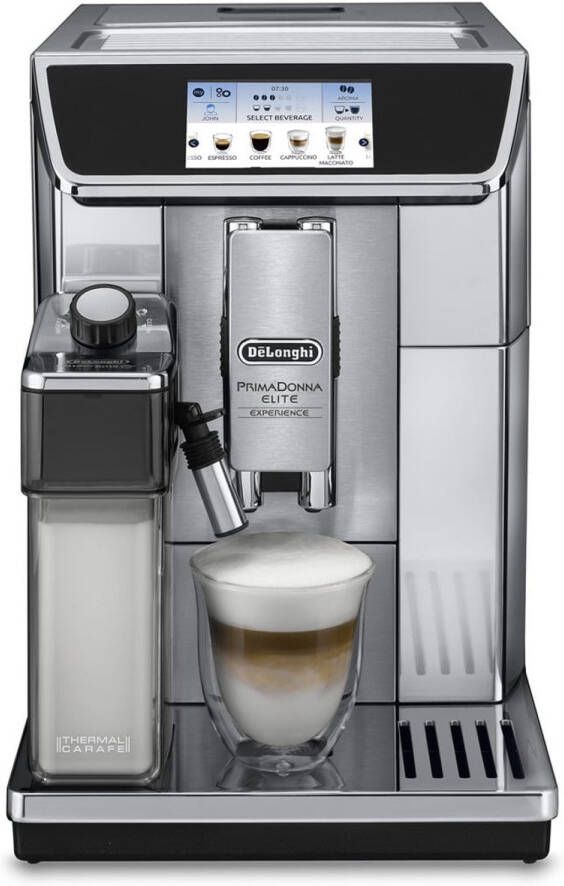 De'Longhi PrimaDonna Elite Experience ECAM 650.85.MS Volautomatische espressomachine Metallica Zwart - Foto 2