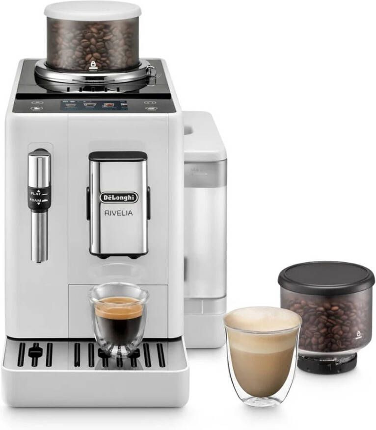 De'Longhi DeLonghi Rivelia EXAM440.35.W Volautomatische espressomachine Wit