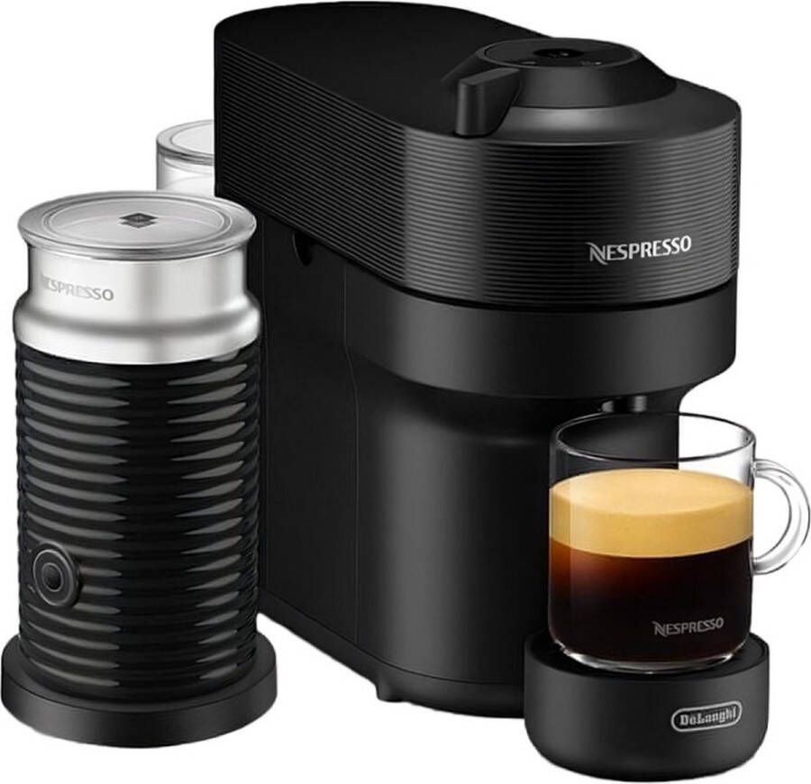 De'Longhi Nespresso Vertuo Pop & Milk ENV90.BAE Koffiecupmachine Met melkopschuimer Zwart