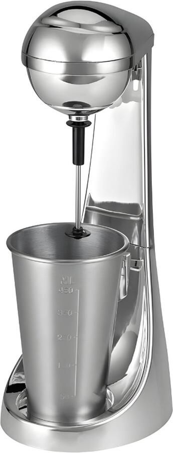 DiverseDeals Milkshake Machine Milkshake Maker 8 in 1 Milkshake Beker 650ML 230V Mixed Super Goed Makkelijk voor Thuis 65W Zilver 18cm x 14cm x 37cm