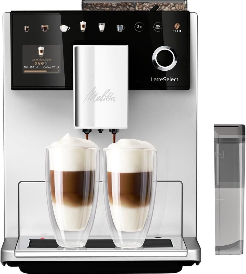 Deze info volgt later Melitta Latte Select volautomatische Espressomachine F630-211 zilver - Foto 2