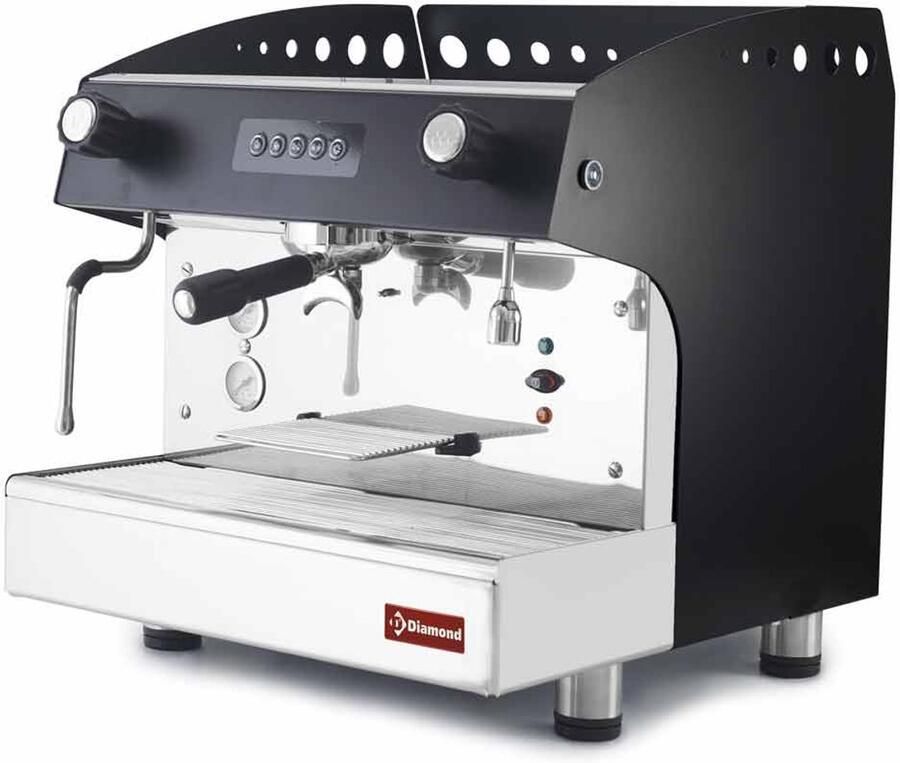 Diamond Koffiemachine Compact Line Espresso Americano 5L Boiler 230V 475x563x530mm Horeca Koffiemachine Koffieapparaat
