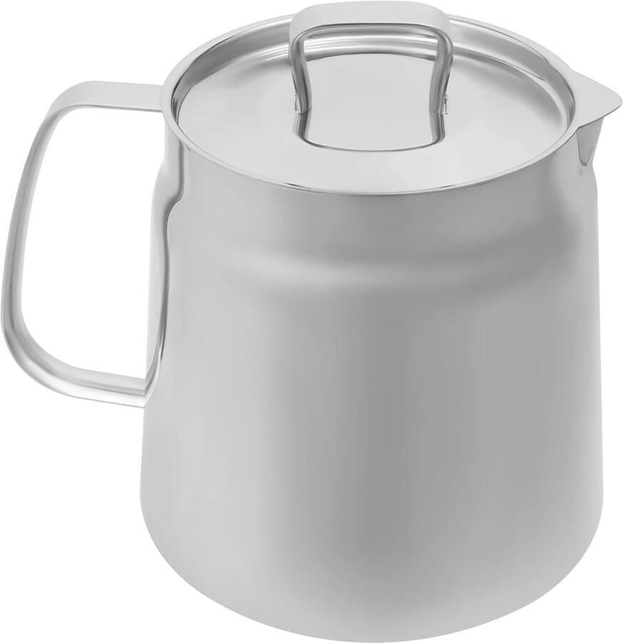 Dimico Frituurpan Friteuse Frituurpannen 2L Frituurpot Frietpan Snackpan RVS Incl. Frituurmandje en Oliezeef