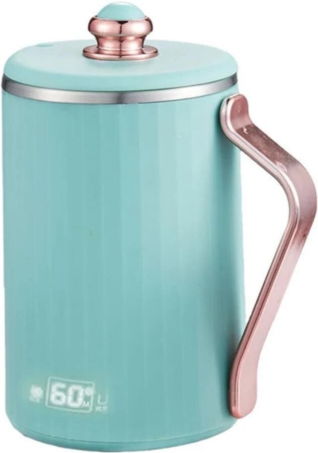Dimico Waterkoker met temperatuurregeling Elektrische waterkokers 1300W -Kettle 450L Draagbaar Groen Warmhoudfunctie
