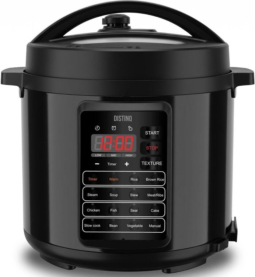 DistinQ Multicooker 10-in-1 Snelkookpan Pressure cooker Rijstkoker Slowcooker Stomer Sous-vide - Foto 2