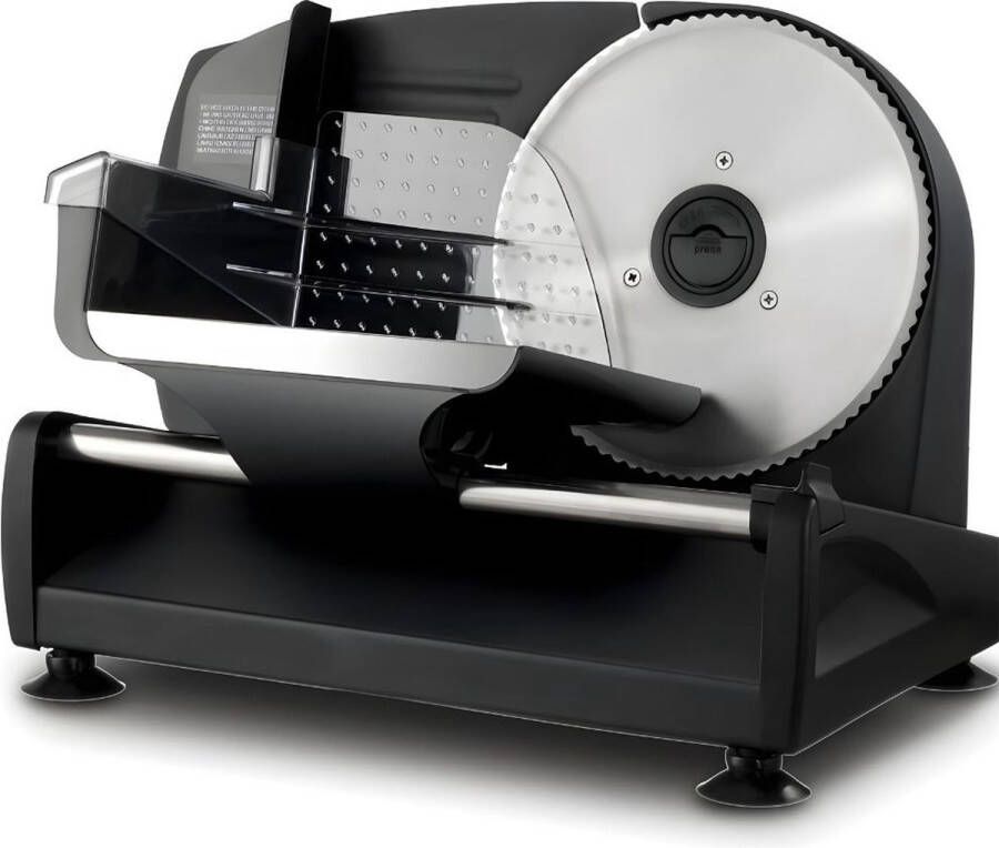 DiverseDeals Vleessnijder Allessnijder met Twee Messen Snijmachine Allessnijder 0 tot 15mm Snijmachine voor thuis Super Makkelijk in Gebruik Professionele Snijmachine