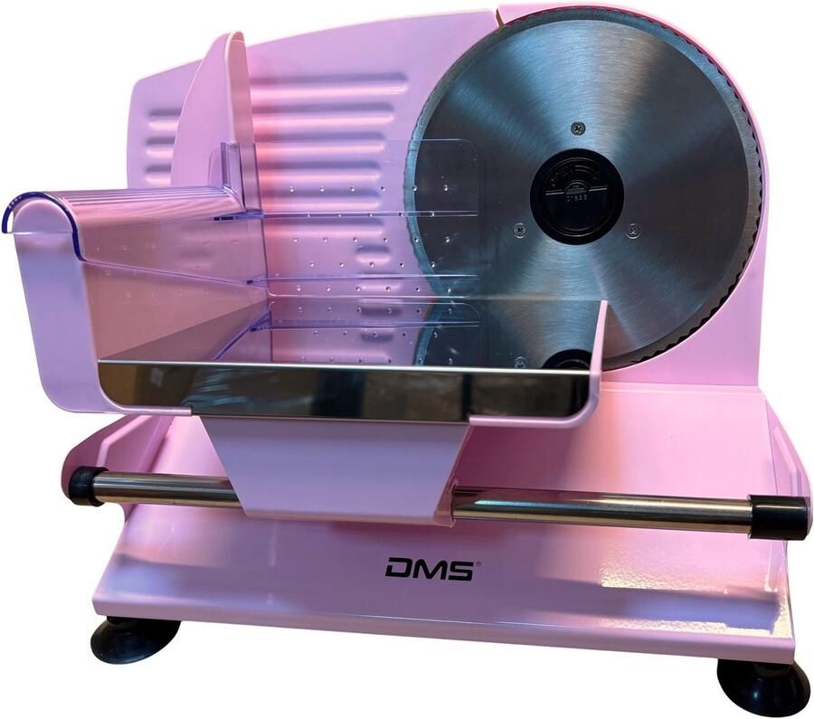 DMS AS-400 Brood- en Vleesplakmachine Roestvrij staal 400W Roze