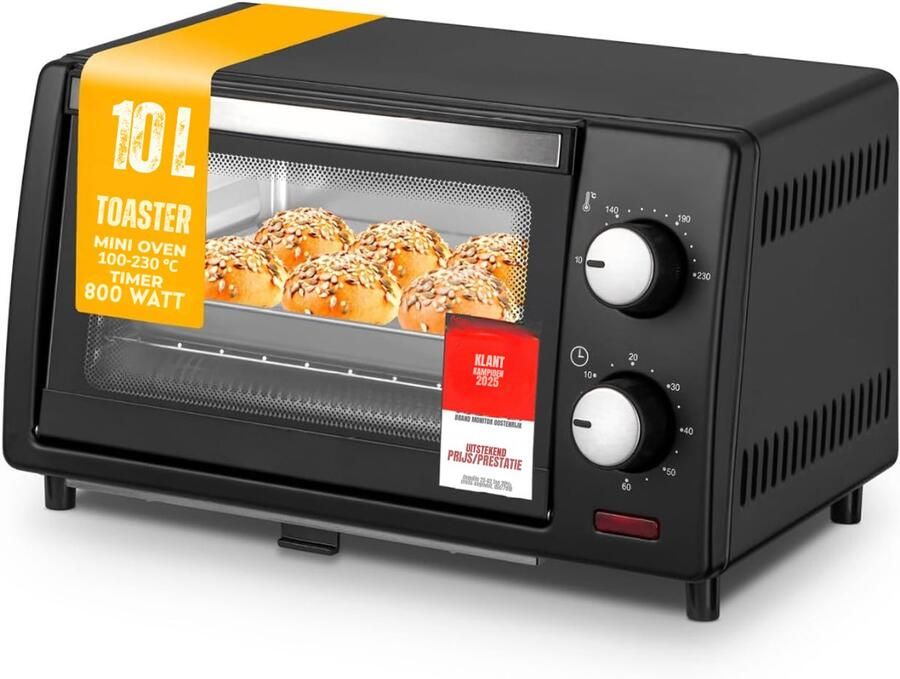 DNA Mini Oven Camping Oven Mini Oven Vrijstaand Zwart ‎37cm x 26cm x 21cm