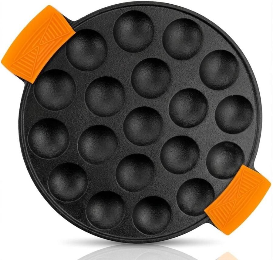 DNA Poffertjespan Electrisch Poffertjesmaker Zwart 24cm x 24cm x 2cm