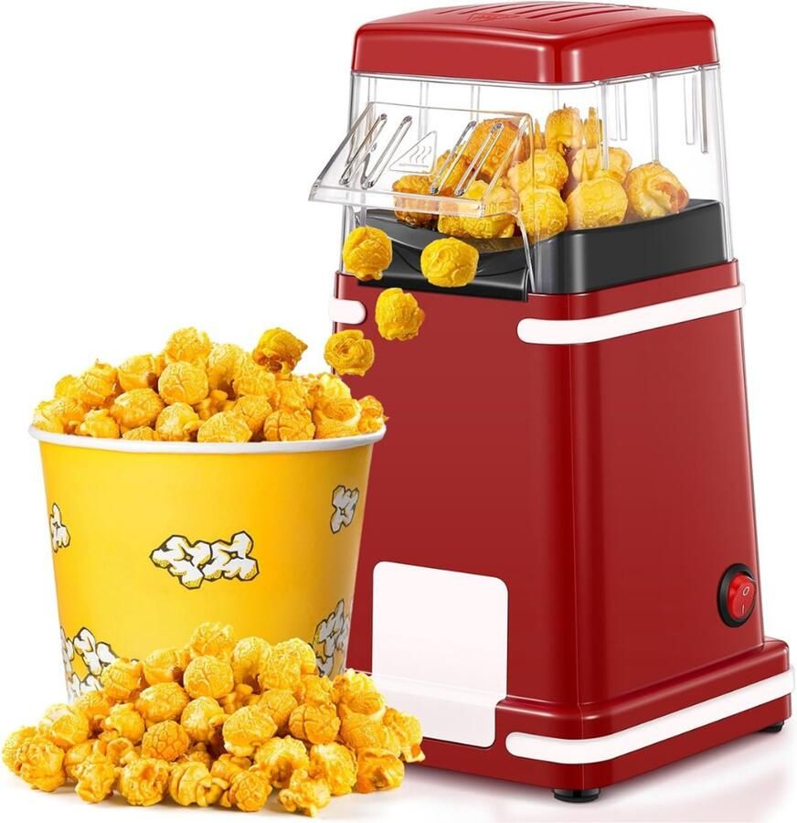 DNA Popcorn Machine Popcornmachine Popcorn Machine Princess Rood 26cm x 17cm x 40cm