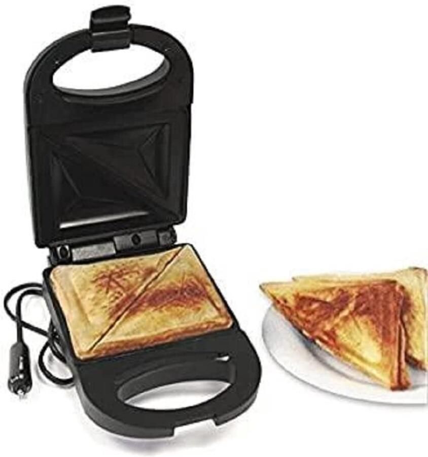 DNA Tosti-ijzers Tosti Apparaat Tosti Ijzer Zwart 9cm x 22cm x 14cm