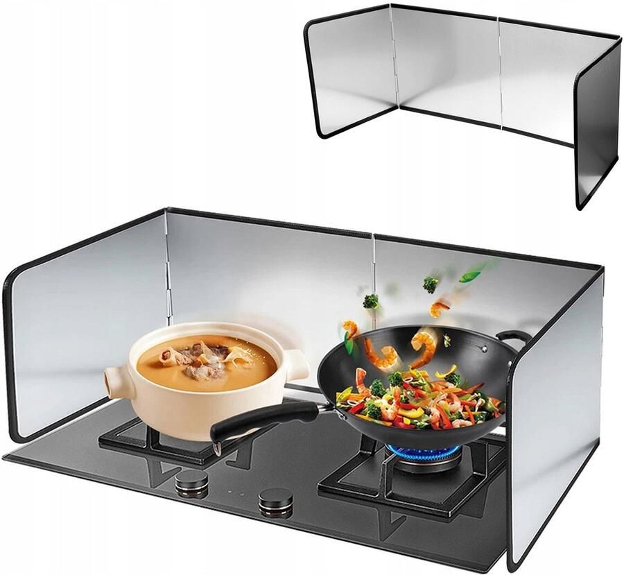 Dnntunk Keuken Spatwand Opvouwbaar Spatscherm Spatbord- Keuken Musthave -Achterwand 76*30cm Geschikt voor Fornuizen