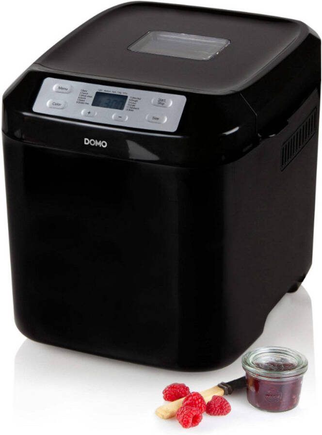 Domo B3974 Broodbakmachine – 12 Programma s – 750-1000g – Glutenvrij Programma – Zwart