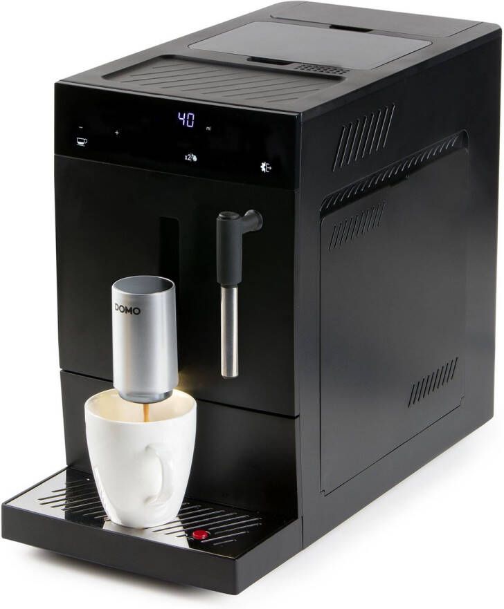 Domo DO1150K Volautomatische Espressomachine Met Melkopschuimer 19 Bar Zwart
