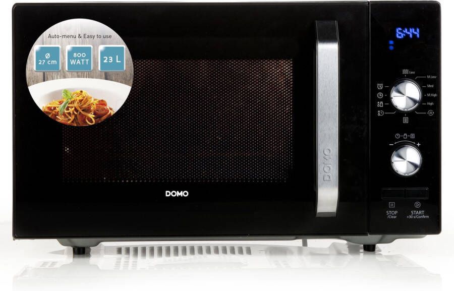 Domo DO2924 Magnetron zwart 23 LØ 27 cm | Microgolfovens | Keuken&Koken Microgolf&Ovens | DO2924 - Foto 2