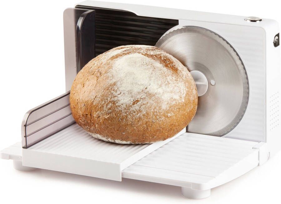 Domo DO523S Snijmachine – Elektrisch Gekarteld RVS Mes Ø 17 cm – Allessnijder 120W - Foto 2