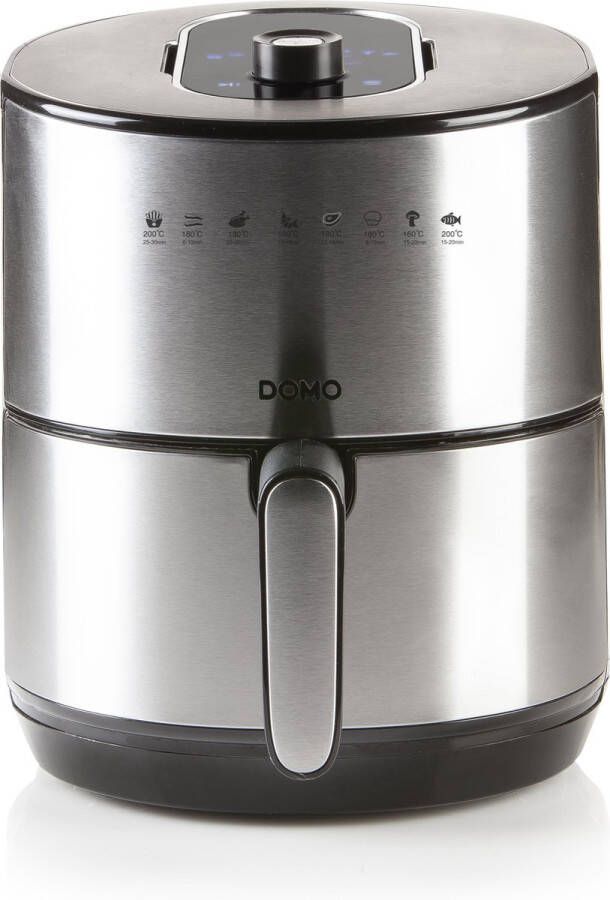 Domo DO530FR Airfryer XL- Heteluchtfriteuse met LCD display RVS - Foto 2