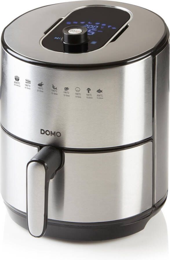 Domo DO530FR Airfryer XL- Heteluchtfriteuse met LCD display RVS - Foto 3