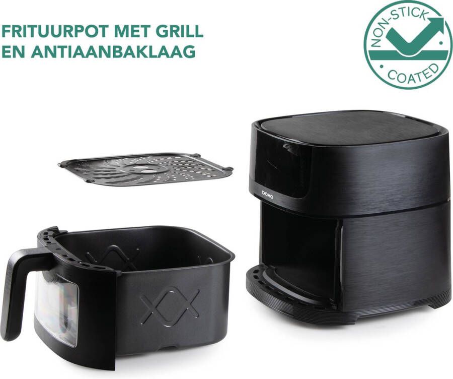 Domo Deli-Fryer 6L DO540FR | Airfryers | Keuken&Koken Keukenapparaten | 5411397158369 - Foto 2