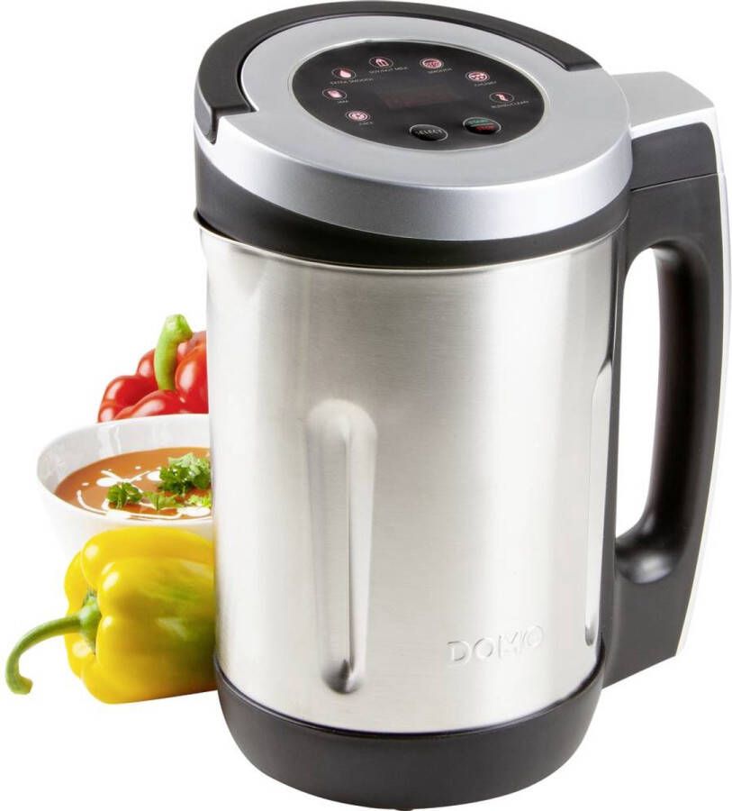 Domo DO716BL Soepmaker – 2 2L – 7 programma s – Blender – RVS – Zwart - Foto 2