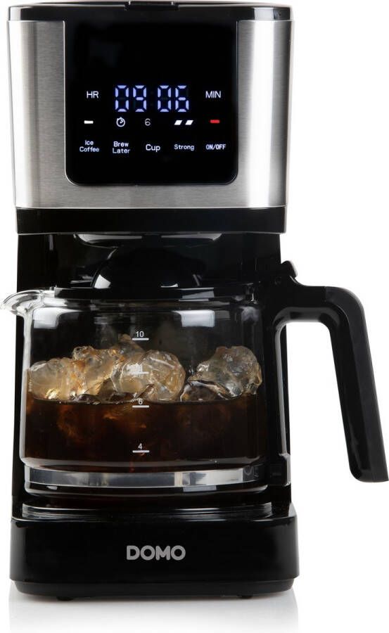 Domo DO733K Koffiezetapparaat filterkoffie Incl. reserve thermomok Touchscreen 1.25L