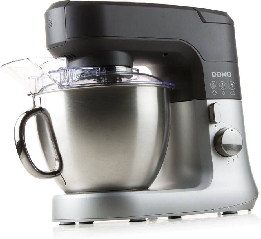 Domo DO9182KR Keukenrobot – Keukenmachine – 4 5L RVS Mengkom – 1000W Inclusief Accessoires - Foto 1