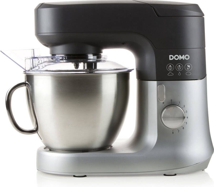 Domo DO9182KR Keukenrobot – Keukenmachine – 4 5L RVS Mengkom – 1000W Inclusief Accessoires - Foto 2