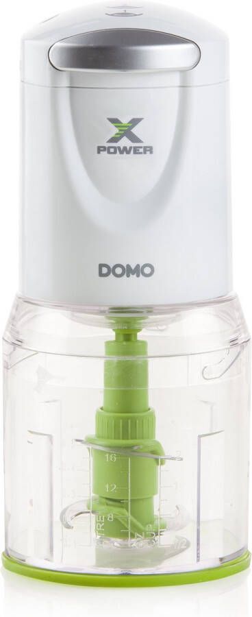 Domo DO9192MC Hakmolen Xpower 4 snijmessen Geschikt als ijs crusher 400W Wit