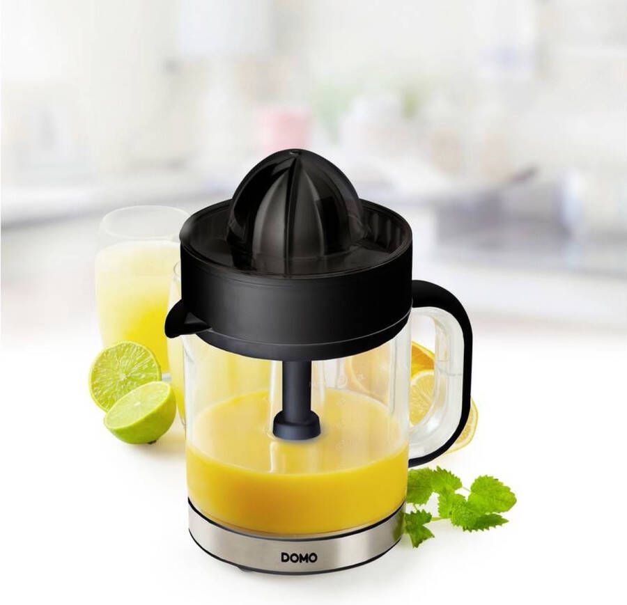 Domo DO9235J Citruspers 1.2 L 2 perskegels Zwart