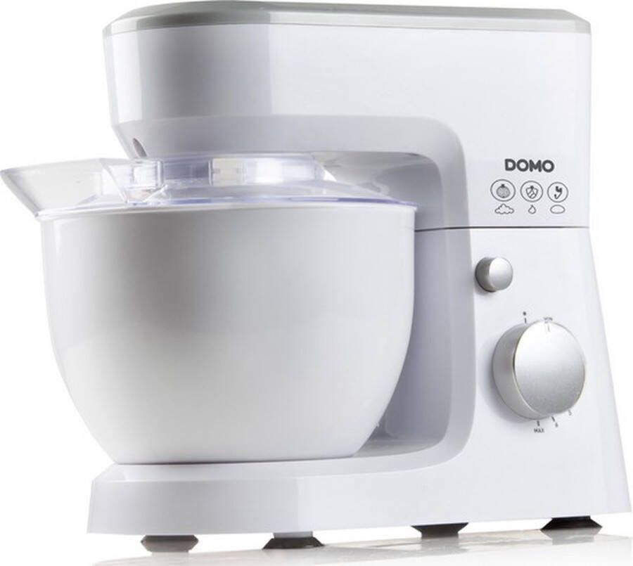 Domo DO9241KR Keukenmachine 600W 4L Incl blender Wit