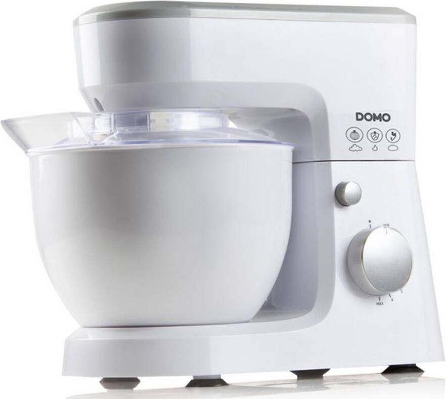 Domo DO9241KR Keukenmachine Keukenrobot 600W 4L Incl. blender Wit