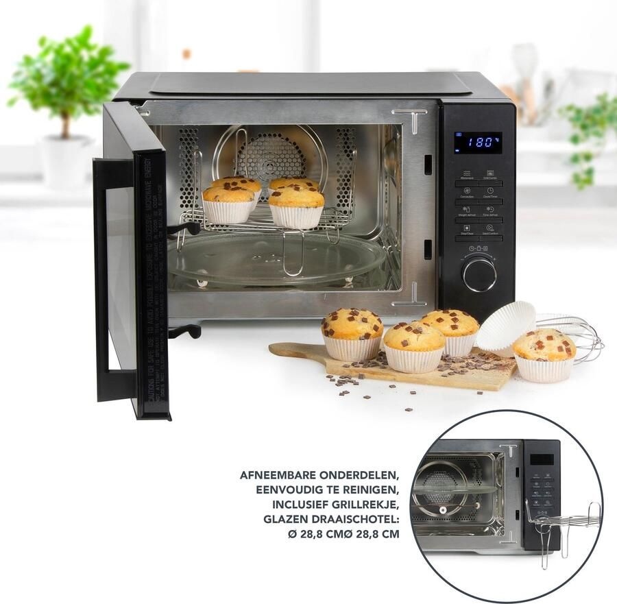 Domo Magnetron Combi DO22301C | Microgolfovens | Keuken&Koken Microgolf&Ovens | 5411397157751