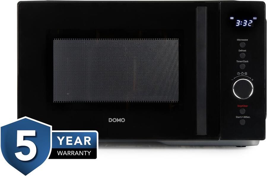 Domo DO22502 Microgolfoven Solo Magnetron Vrijstaand 25L 900W Zwart
