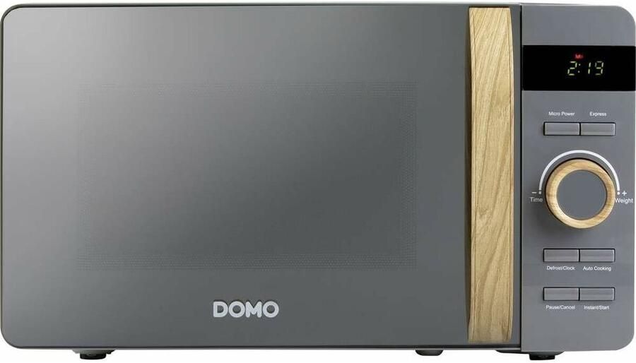 Domo DO3420 Microgolfoven Solo Wood You Magnetron Vrijstaand 20 L 700 W Houtlook Handvat