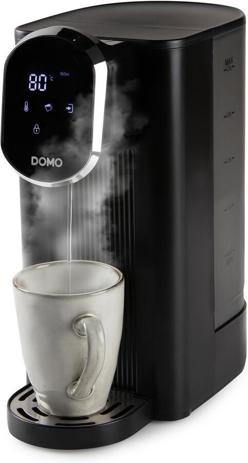 Domo DO524WK “Aqua Express” Heetwaterdispenser Instant Waterkoker 2 5L 150 tot 500ml 40-100°C