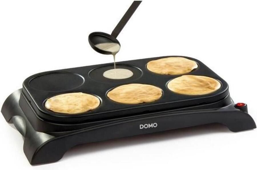 Domo DO8709P Family Crêpes – Crepe maker – Pannenkoekenplaat – 6 Personen