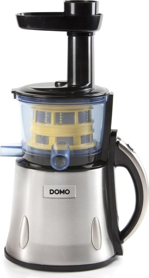 Domo DO9061J Slowjuicer Sapcentrifuge voor Groenten & Fruit 1000 ml RVS