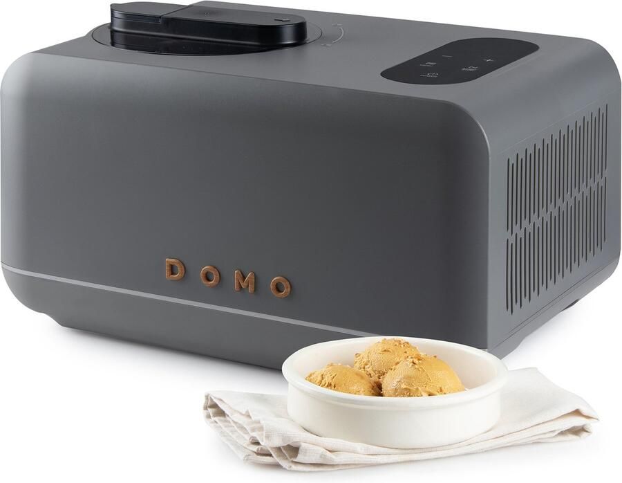 Domo DO9306I Roomijsmachine Wood You 1 5 Liter 5 Programma s Met Compressor Grijs