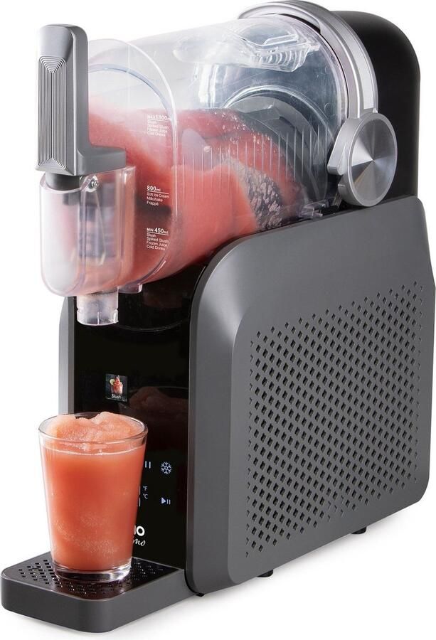 Domo DO9308I Slushie Maker “GELISSIMO” Softijs Machine Slush Puppy Maker Frappé Milkshake 7 Programma s 2.6 Liter Quick Freeze 10-30 Minuten Zelfreinigingsfunctie