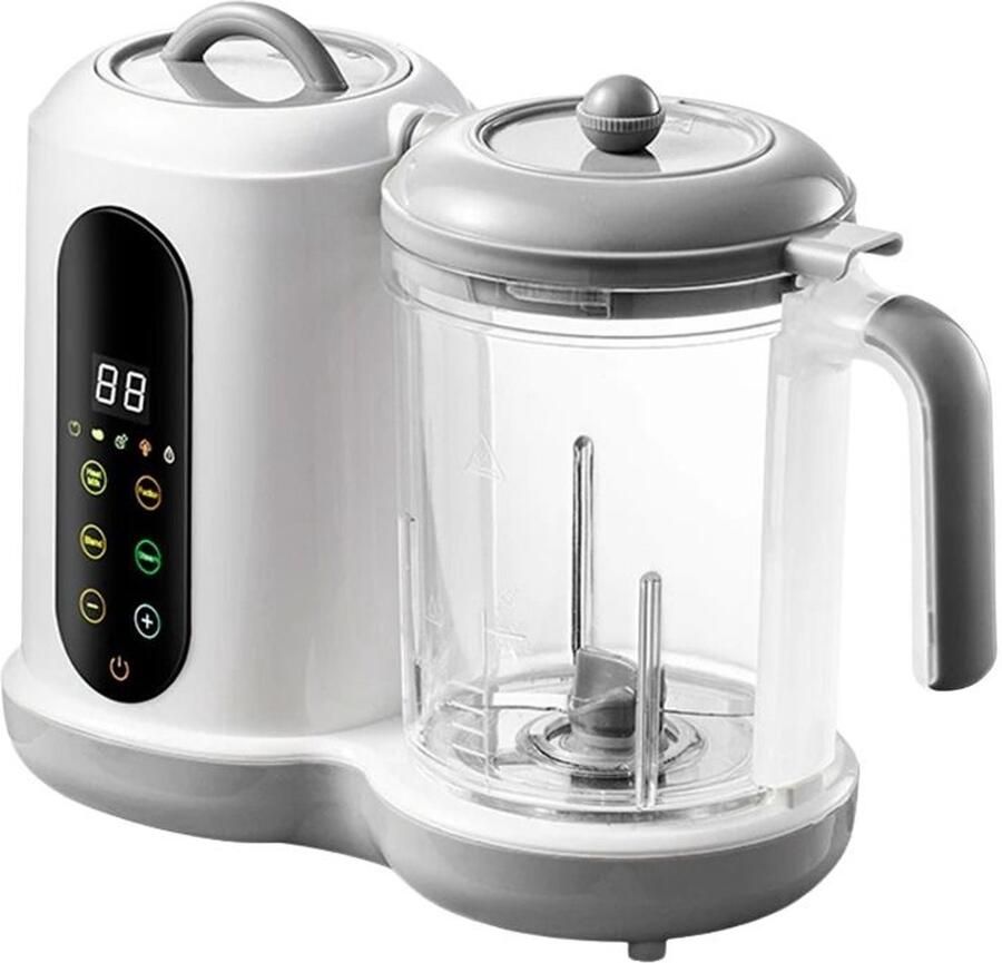 Donemore – baby food maker – multifunctionele keukenmachine – stomen en mengen – elektrisch 450 W – 50–400 ml – 20 3 x 31 x 13 cm – 1 4 kg