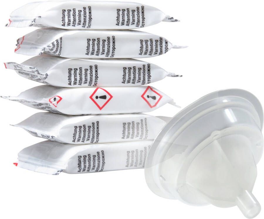 Dparts 6x ontkalkingstabletten en 1x reinigingscapsule geschikt voor Krups en Dolce Gusto koffiemachine MS-623953 MS623953 Koffiezetapparaat ontkalkingsadapter accessoire reinigingsmiddel Reinigings accessoires Reinigingscup