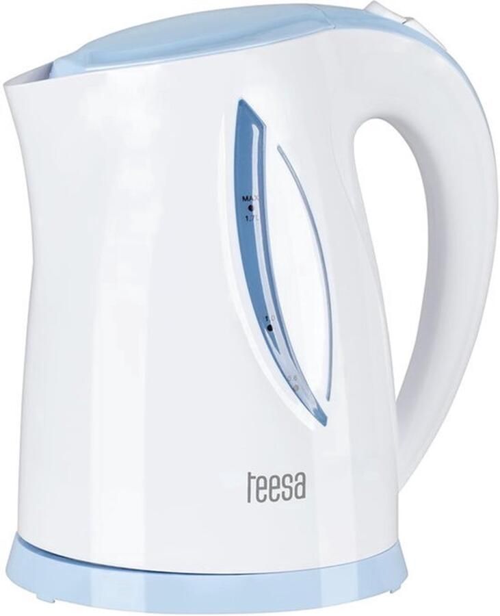 Draadloze waterkoker 1 7 liter wit blauw