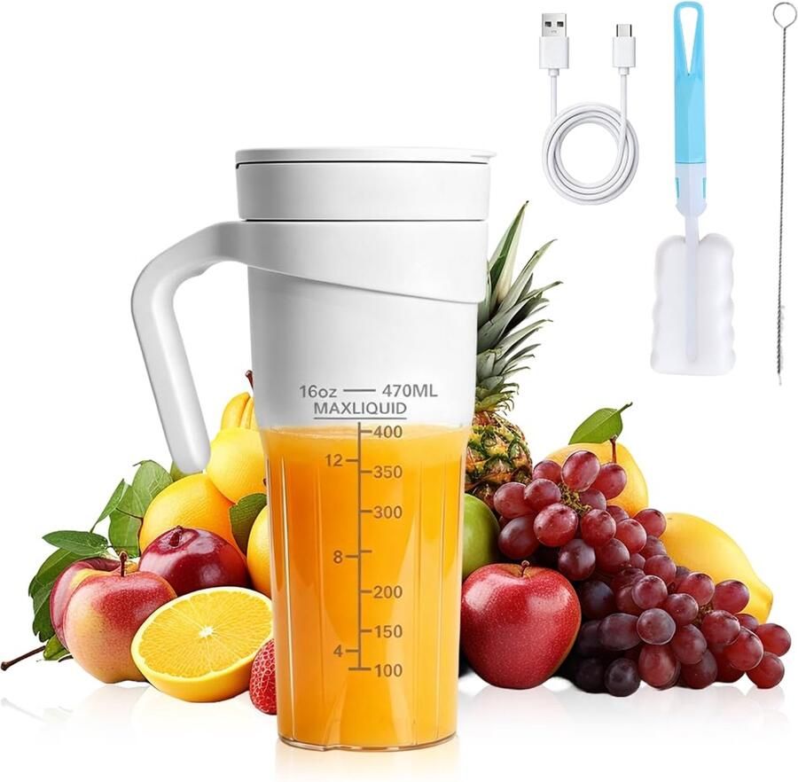 Draagbare Blender voor Smoothies met USB Oplader