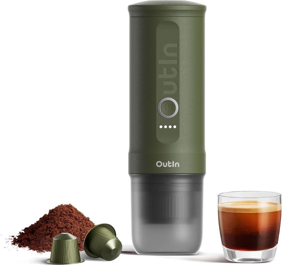 Draagbare Elektrische Espresso Machine voor Reizen met USB-C Opladen