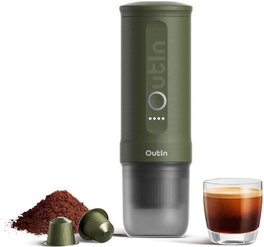 Draagbare elektrische espressomachine voor op reis