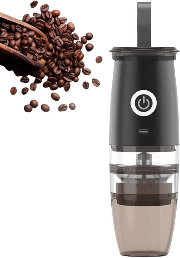 Draagbare Elektrische Koffiemolen met 5 Maalinstellingen
