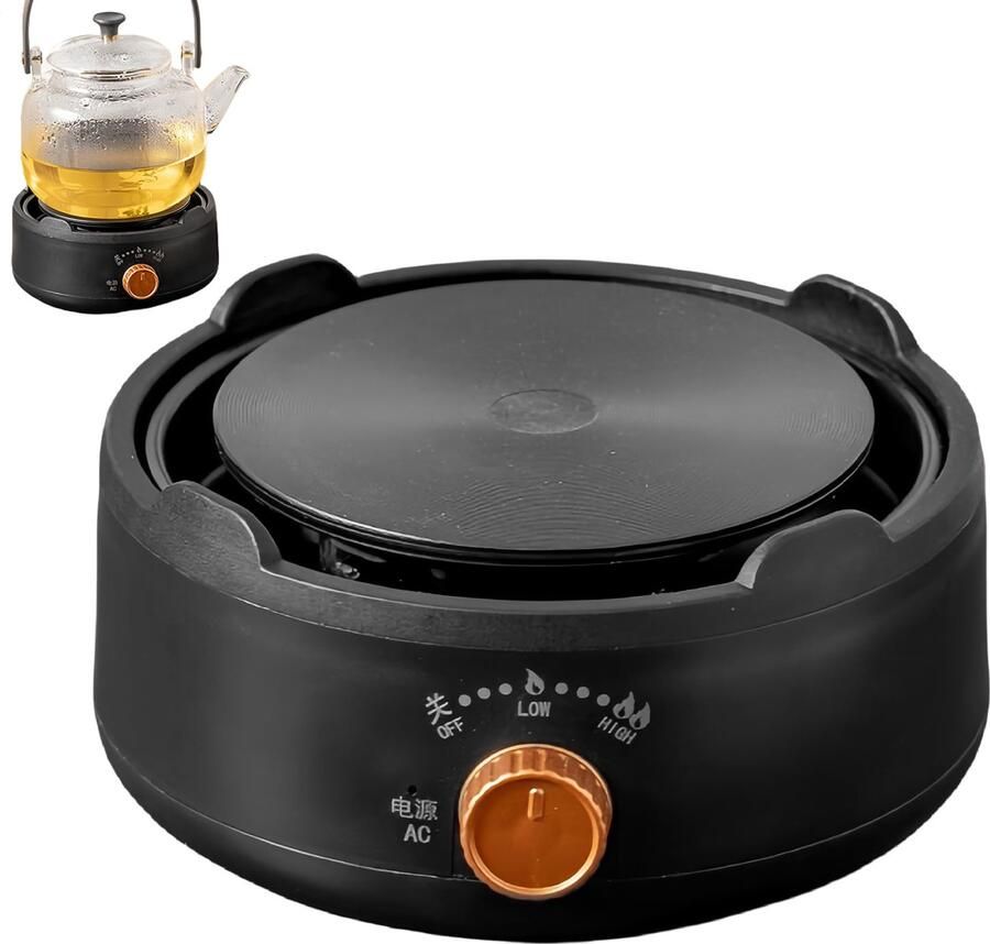 Draagbare Elektrische Kookplaat met Koffieverwarmer Functie