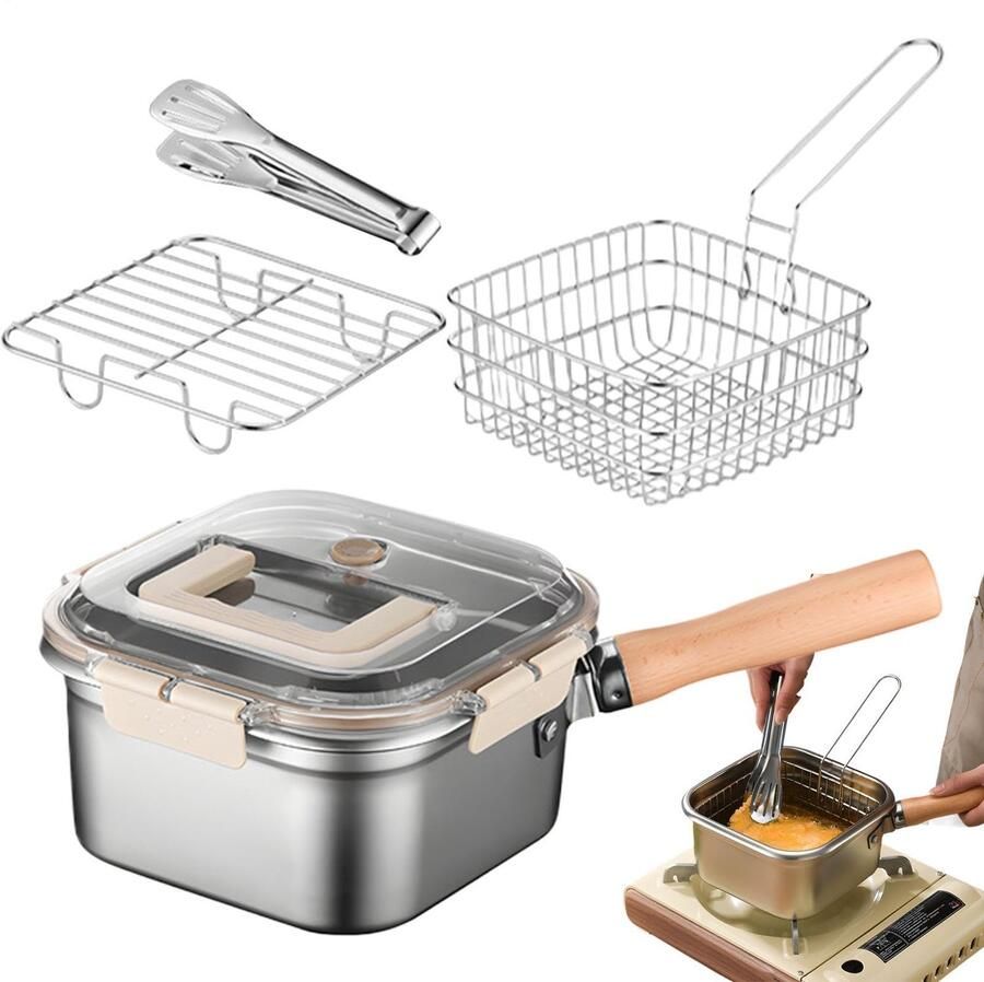 Draagbare Friteuse Pannenset voor Buiten