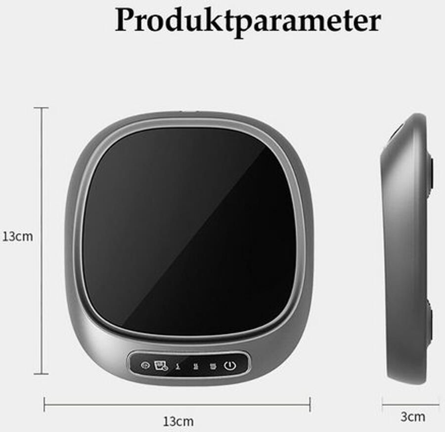 Drankonderzetter koffiekopverwarmer USB-verwarmde onderzetter 3 temperatuurinstellingen